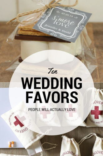 10 Wedding Favor Ideas