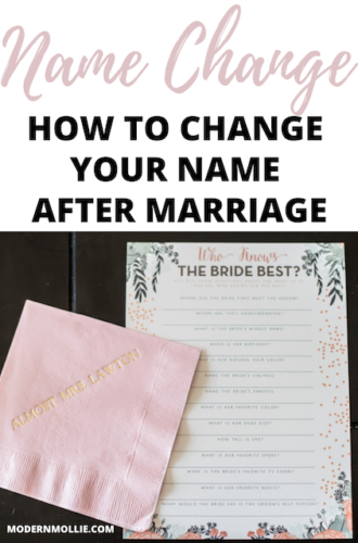 How To Change Your Name After Marriage