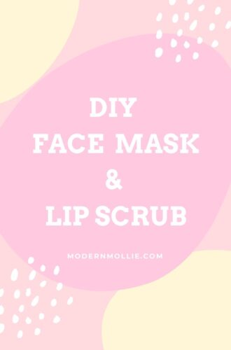 DIY Face Mask and Lip Scrub