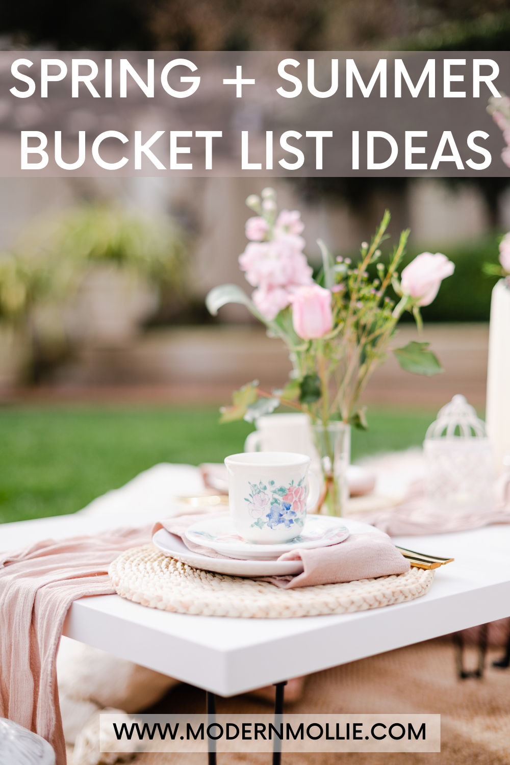 Spring + Summer Bucket List Ideas