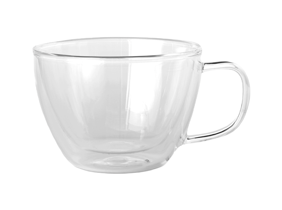 Williams Sonoma Double-Wall Glass Latte Mugs